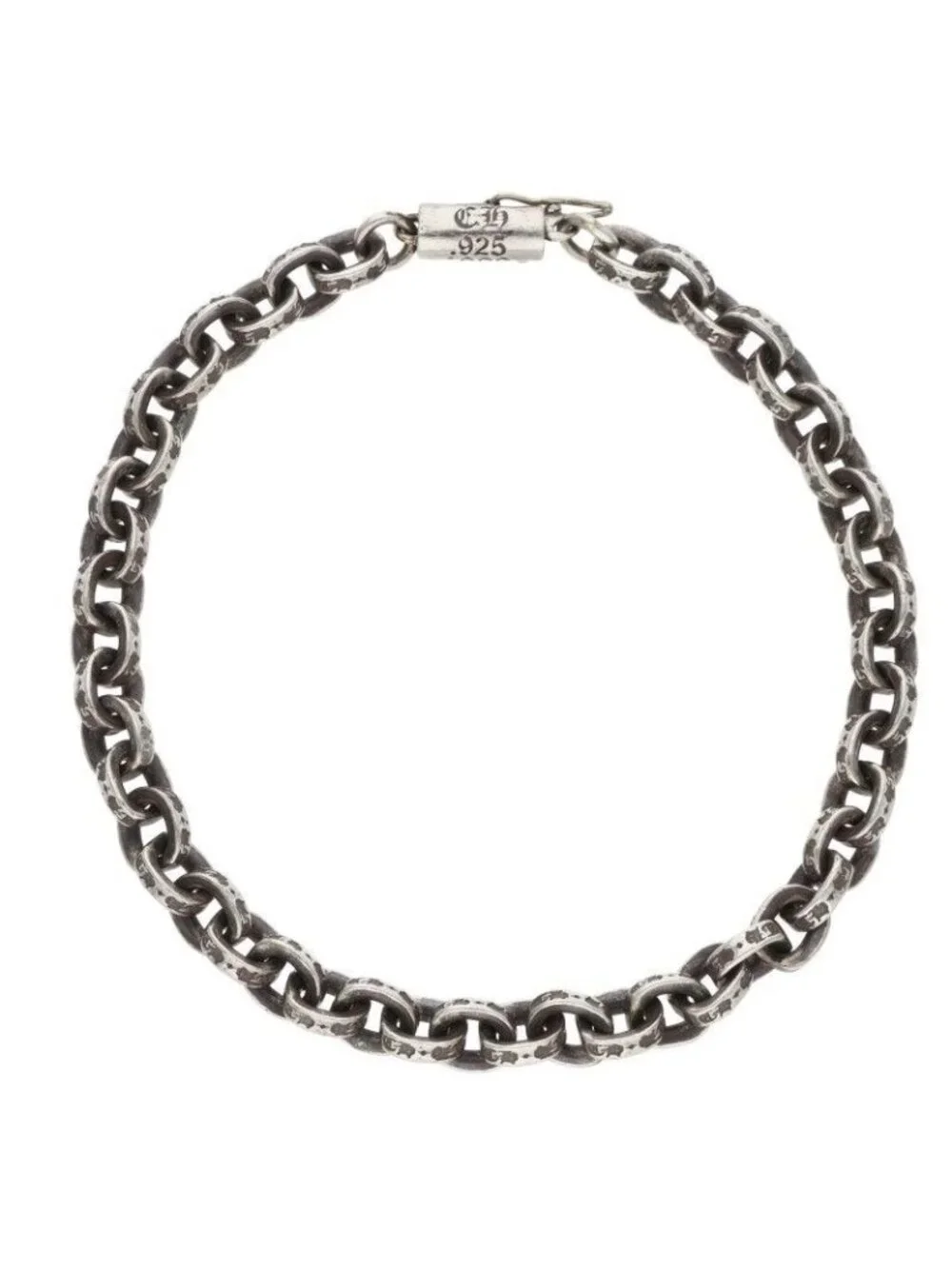 Chrome Hearts Paper Chain Silver Bracelet